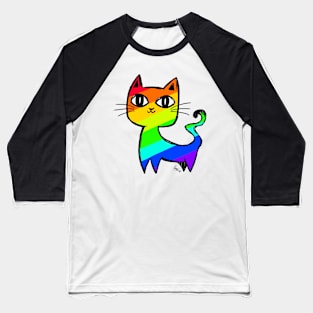 RainbowCat Baseball T-Shirt